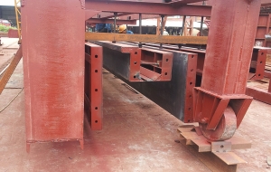 江西渡槽模廠內(nèi)試拼-湖南鋼模板